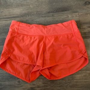 Lululemon speed shorts